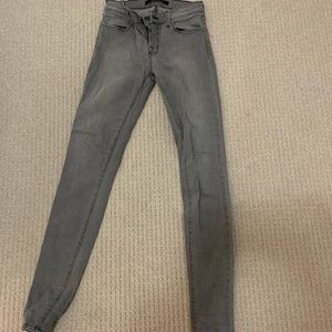 J Brand grey skinny jeans